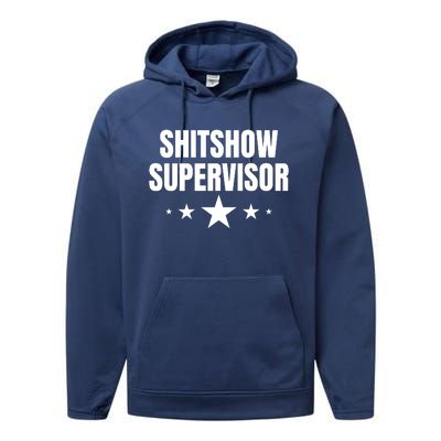 ShitShow Supervisor Performance Fleece Hoodie