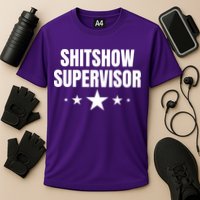 ShitShow Supervisor Cooling Performance Crew T-Shirt