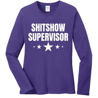 ShitShow Supervisor Ladies Long Sleeve Shirt