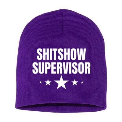 ShitShow Supervisor Short Acrylic Beanie