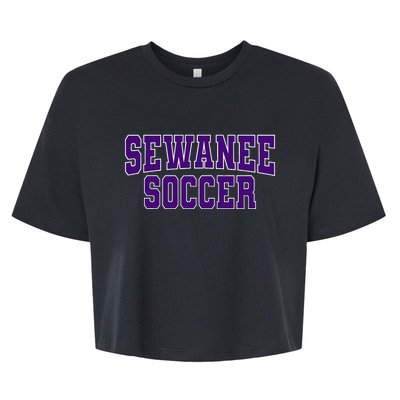 Sewanee Soccer Bella+Canvas Jersey Crop Tee