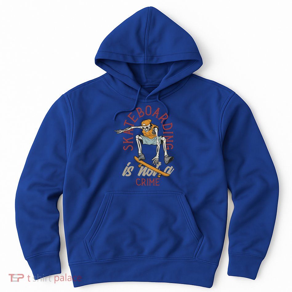 Skeleton Skateboarding Hoodie