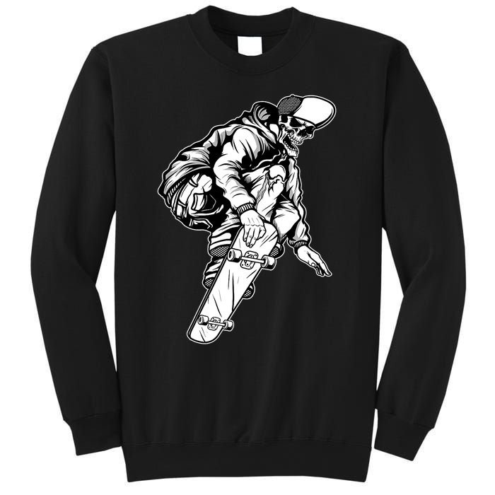 Skateboarding Skater Skate Board Skeleton Sweatshirt