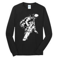 Skateboarding Skater Skate Board Skeleton Tall Long Sleeve T-Shirt