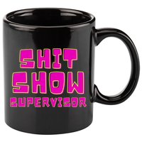 Shit Show Supervisor Funny Mom Boss Manager 11oz C Handle Ceramic Mug