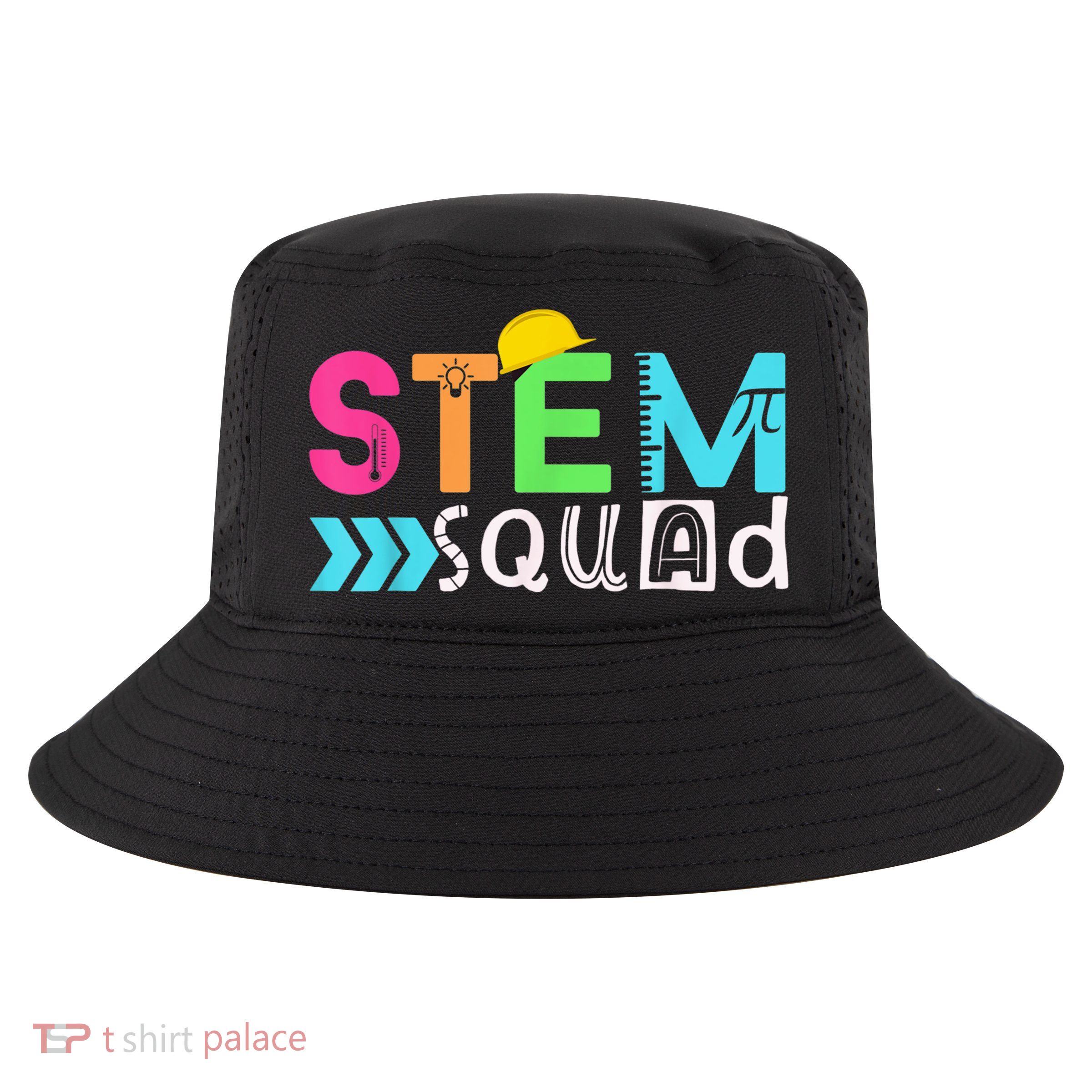 STEM Squad Science Technology Engineering Math Teacher Gift Cool Comfort Performance Bucket Hat