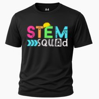 STEM Squad Science Technology Engineering Math Teacher Gift Cooling Performance Crew T-Shirt
