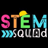 STEM Squad Science Technology Engineering Math Teacher Gift Button