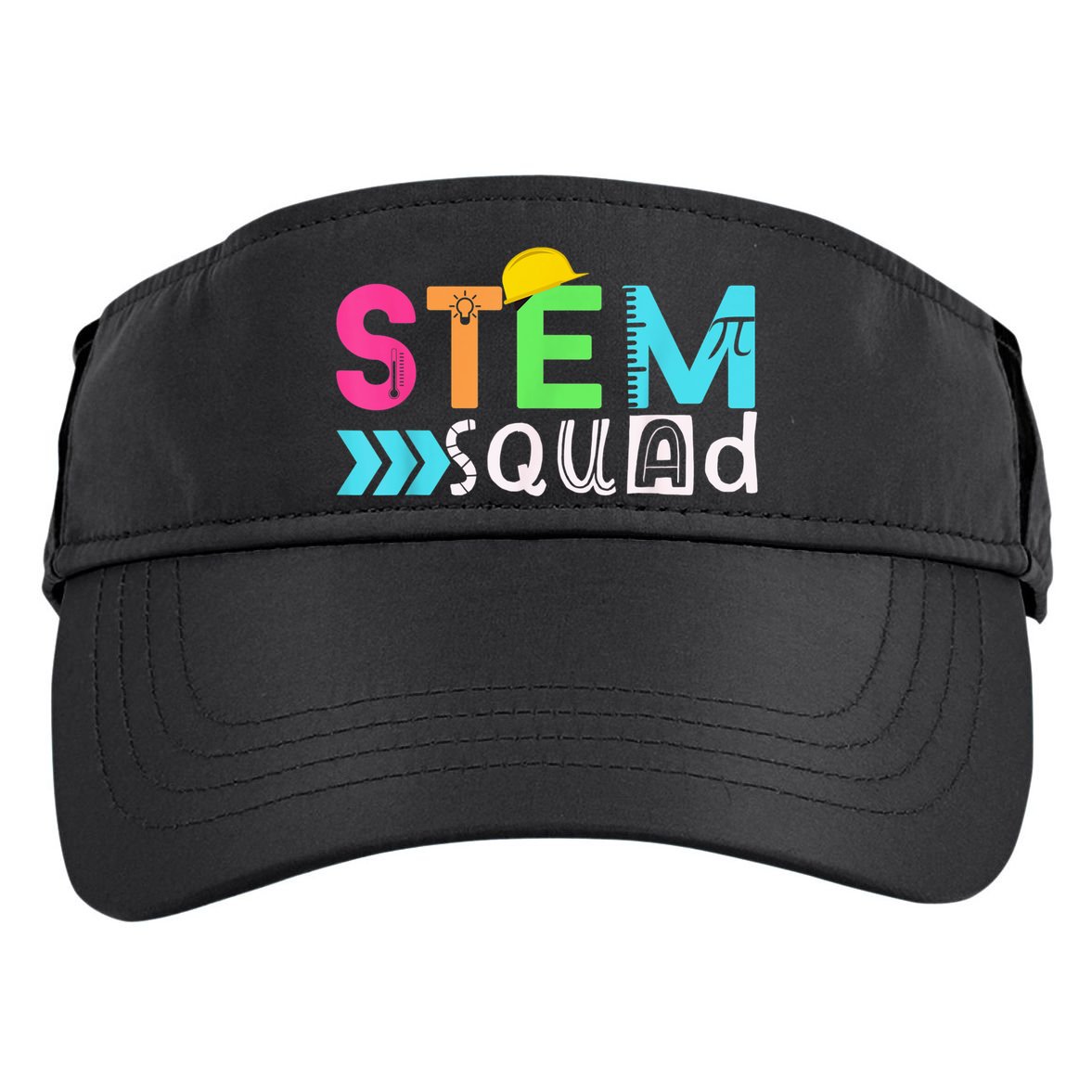STEM Squad Science Technology Engineering Math Teacher Gift Adult Drive Performance Visor
