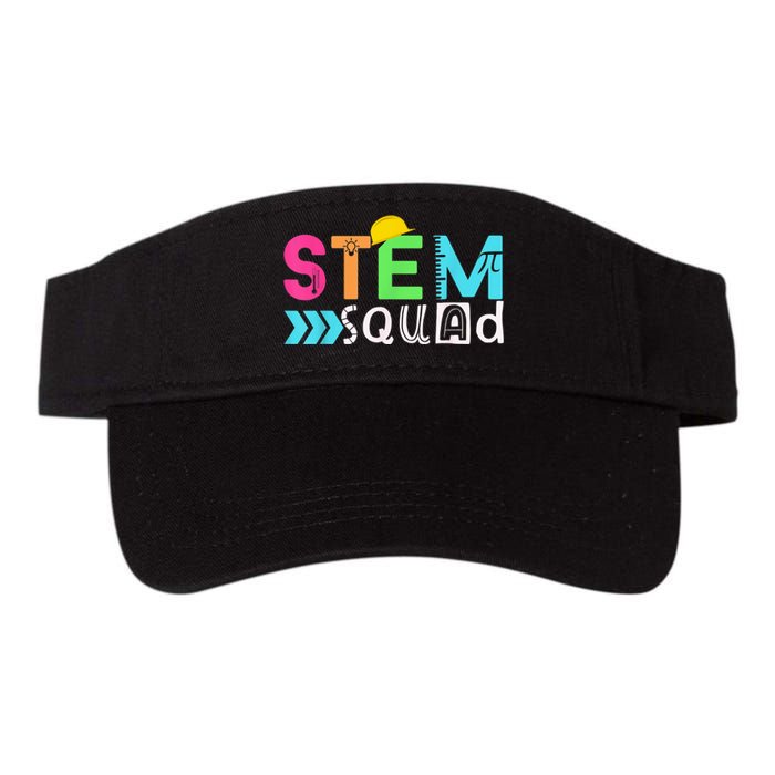 STEM Squad Science Technology Engineering Math Teacher Gift Valucap Bio-Washed Visor