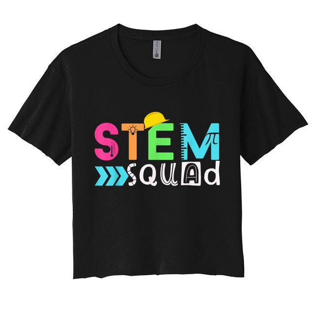 STEM Squad Science Technology Engineering Math Teacher Gift Crop Top