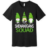 Shenanigans Squad st patrick green Shamrock gnome Premium T-Shirt