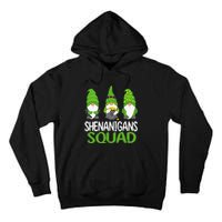 Shenanigans Squad st patrick green Shamrock gnome Tall Hoodie