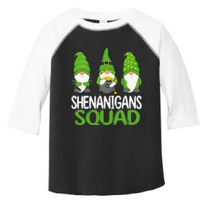 Shenanigans Squad st patrick green Shamrock gnome Toddler Fine Jersey T-Shirt