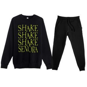 Shake Shake Shake Horror Halloween Quote Halloween Movie Inspired Premium Crewneck Sweatsuit Set