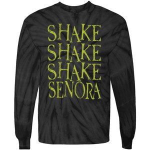 Shake Shake Shake Horror Halloween Quote Halloween Movie Inspired Tie-Dye Long Sleeve Shirt