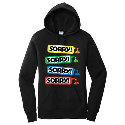 Sorry Sorry! Sorry! Sorry! Women's Pullover Hoodie