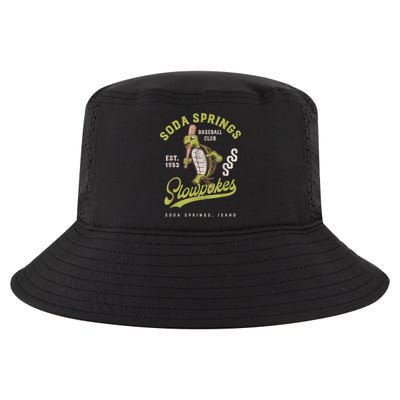 Soda Springs Slowpokes Retro Minor League Baseball Team Cool Comfort Performance Bucket Hat