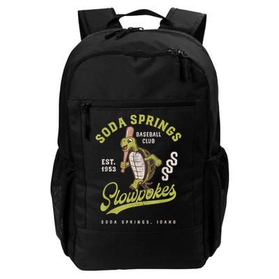 Soda Springs Slowpokes Retro Minor League Baseball Team Backpack