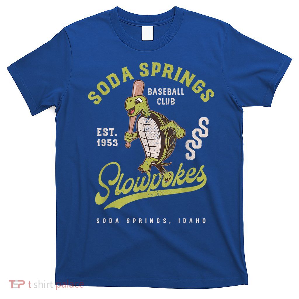 Soda Springs Slowpokes Retro Minor League Baseball Team T-Shirt