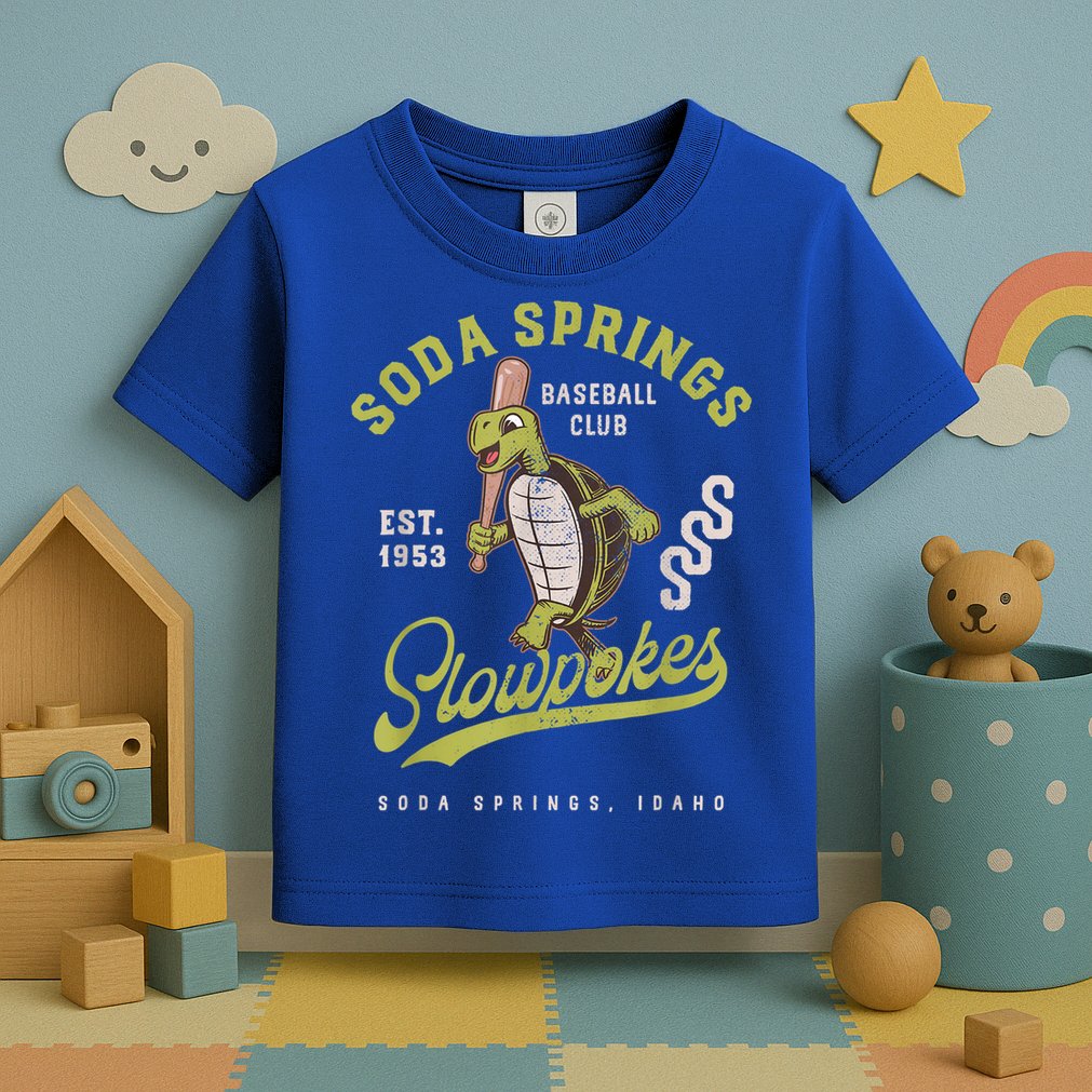 Soda Springs Slowpokes Retro Minor League Baseball Team Toddler T-Shirt
