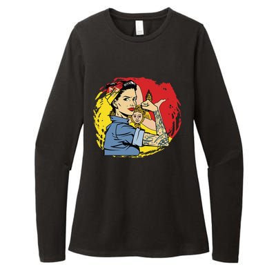 Sicilian Strong  Sicily Womens CVC Long Sleeve Shirt