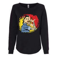 Sicilian Strong  Sicily Womens California Wash Sweatshirt