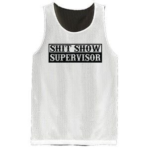 Shit Show Supervisor Mesh Reversible Basketball Jersey Tank