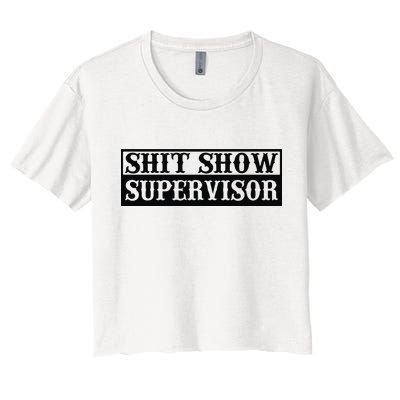 Shit Show Supervisor Crop Top