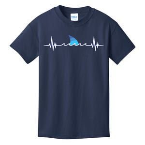 Shark Shirts, Shark Lover Gift, Shark Heartbeat Kids T-Shirt