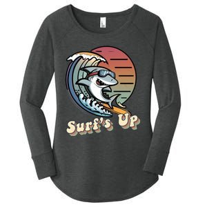 Surfer Shark SurfS Up Women's Perfect Tri Tunic Long Sleeve Shirt