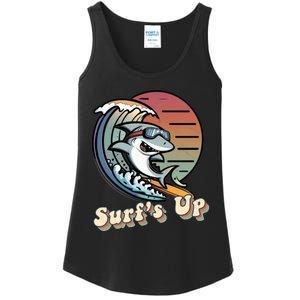 Surfer Shark SurfS Up Ladies Essential Tank