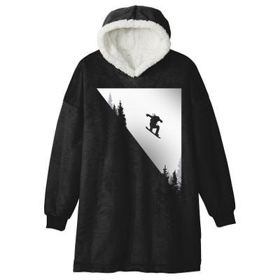 Snowboard Snowboarding Snowboarder Snowboard Hooded Wearable Blanket