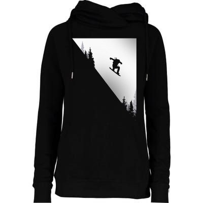 Snowboard Snowboarding Snowboarder Snowboard Womens Funnel Neck Pullover Hood