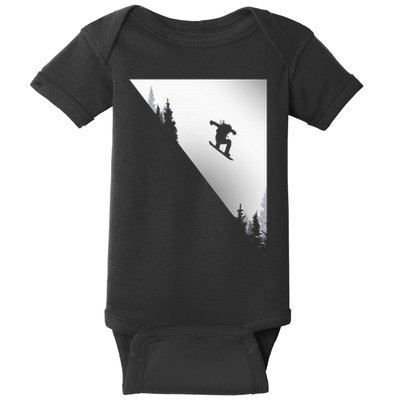 Snowboard Snowboarding Snowboarder Snowboard Baby Bodysuit