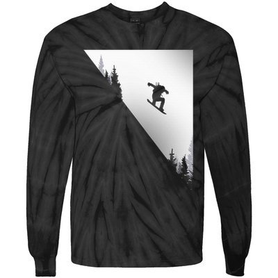 Snowboard Snowboarding Snowboarder Snowboard Tie-Dye Long Sleeve Shirt