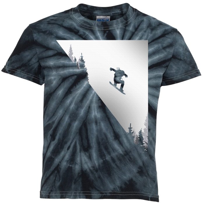 Snowboard Snowboarding Snowboarder Snowboard Kids Tie-Dye T-Shirt