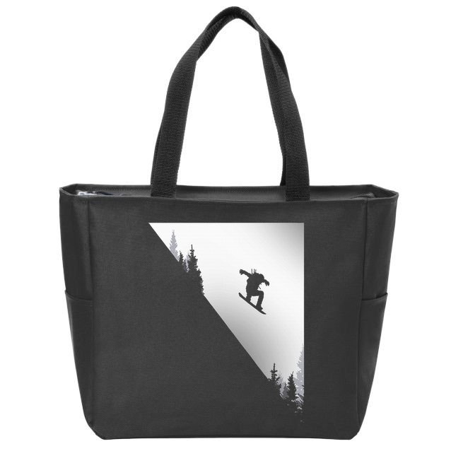 Snowboard Snowboarding Snowboarder Snowboard Zip Tote Bag