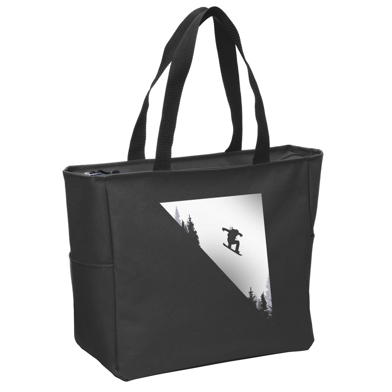 Snowboard Snowboarding Snowboarder Snowboard Zip Tote Bag