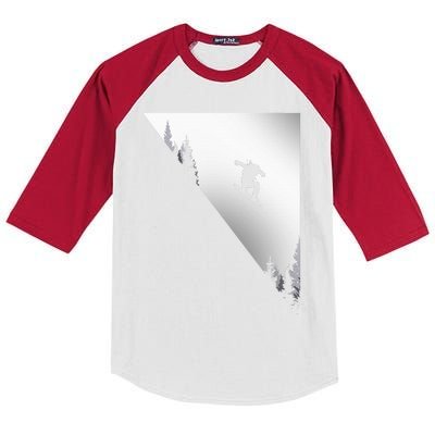 Snowboard Snowboarding Snowboarder Snowboard Kids Colorblock Raglan Jersey