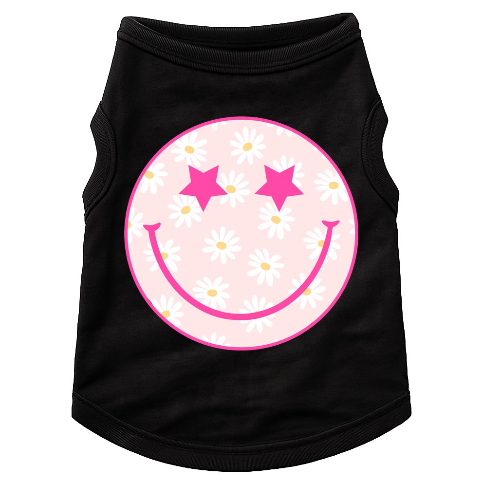 Sunflower Star Smiley Retro Doggie Tank