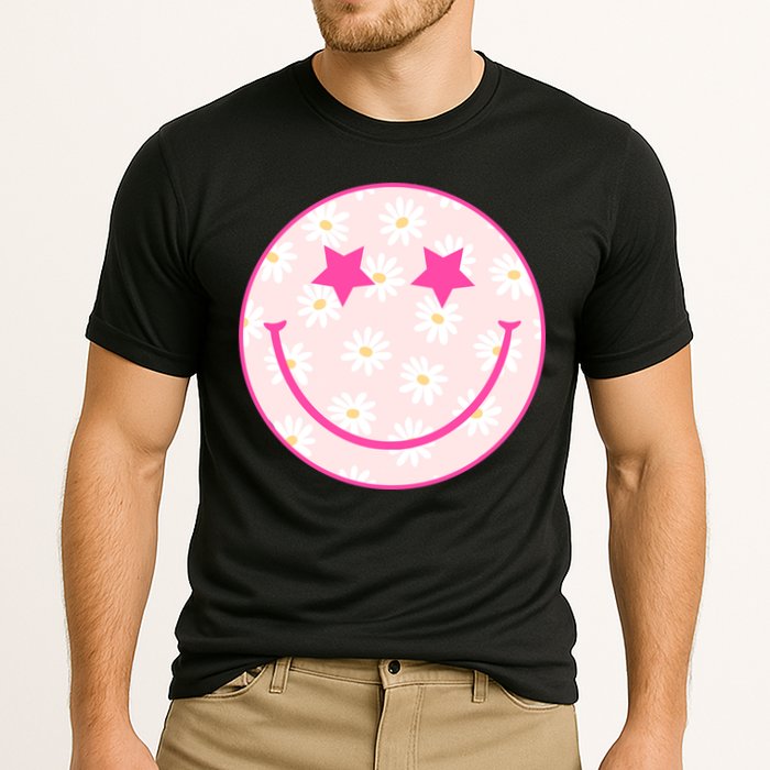 Sunflower Star Smiley Retro Cooling Performance Crew T-Shirt