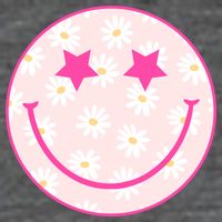 Sunflower Star Smiley Retro 7 Panel Mesh Trucker Snapback Hat