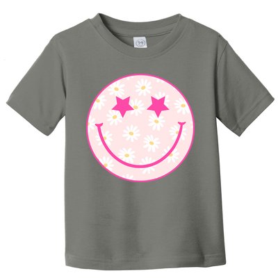 Sunflower Star Smiley Retro Toddler T-Shirt