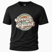 Speech Squad Speech Therapy Crew Hello Back To School Team Cooling Performance Crew T-Shirt