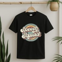 Speech Squad Speech Therapy Crew Hello Back To School Team T-Shirt