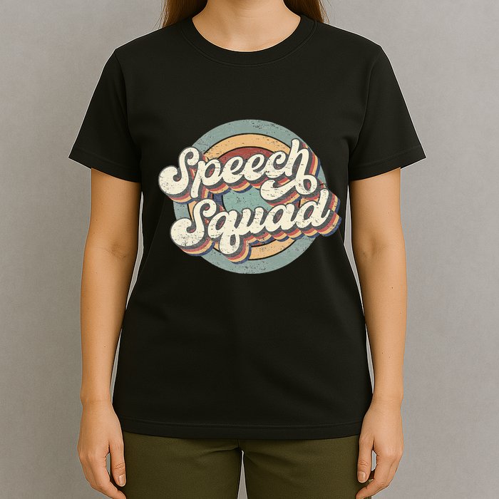 Speech Squad Speech Therapy Crew Hello Back To School Team T-Shirt