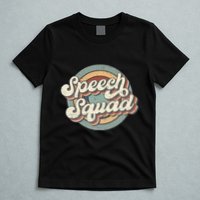 Speech Squad Speech Therapy Crew Hello Back To School Team T-Shirt