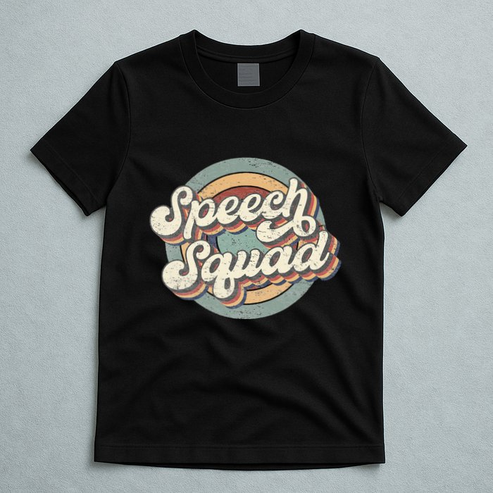 Speech Squad Speech Therapy Crew Hello Back To School Team T-Shirt