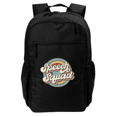 Speech Squad Speech Therapy Crew Hello Back To School Team Backpack